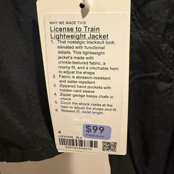 Lululemon -License to Train Lightweight Jacket - Picture 5 of 12